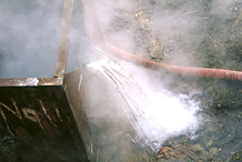 湯元　漁火館　温泉採掘の写真